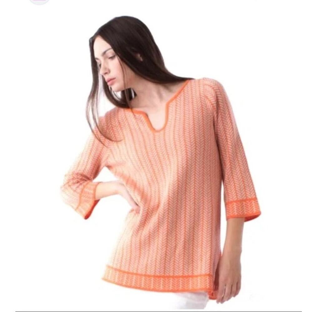 Margaret OLeary Moroccan Tunic Sweater Size‎ Small Cotton